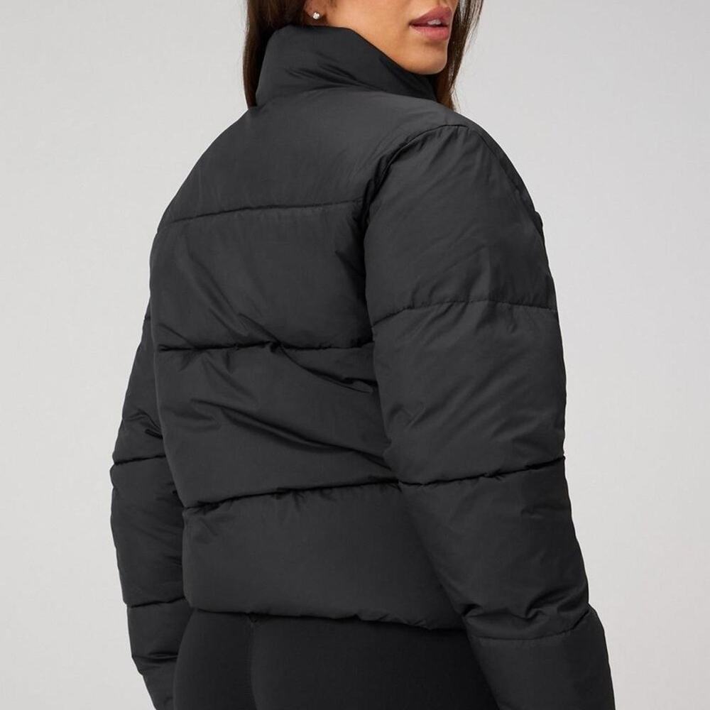 Fabletics Dark Grey Puffer Jacket - image 1